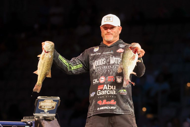 Cherry Takes Lead On Weather-Shortened Day At Bassmaster Classic On Lake Ray Roberts