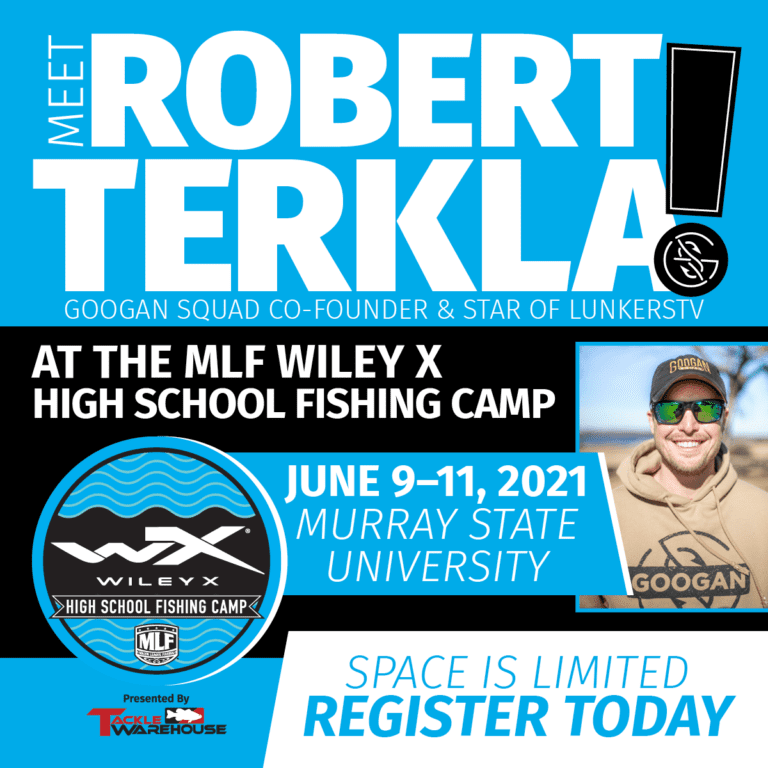 Robert Terkla Joins Prominent MLF Pros at the Wiley X High School Fishing Camp Presented by Tackle Warehouse