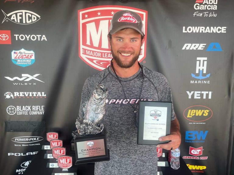 South Carolina’s Harbin Wins Phoenix Bass Fishing League Event on Clarks Hill Lake