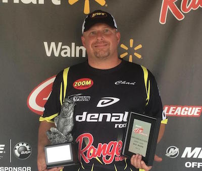 POTEAT WINS WALMART BASS FISHING LEAGUE NORTH CAROLINA DIVISION EVENT ON KERR LAKE