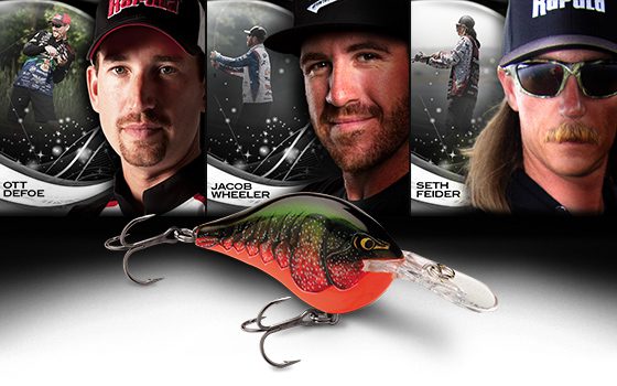 DeFoe, Wheeler & Feider will fish Rapala® DT®’s in Bassmaster Classic