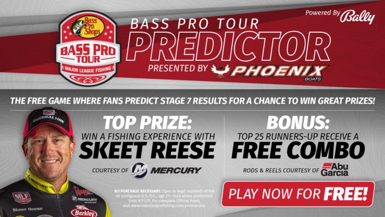 Major League Fishing Launches Free-to-Play Bass Pro Tour PREDICTOR Game Presented by Phoenix to Win Fishing Trip with Skeet Reese
