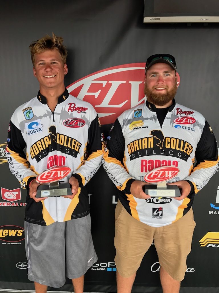 ADRIAN COLLEGE WINS YETI FLW COLLEGE FISHING TOURNAMENT AT LAKE CHAUTAUQUA PRESENTED BY BASS PRO SHOPS