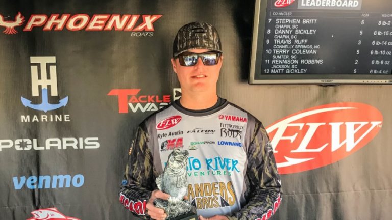 Ridgeville’s Austin Wins Phoenix Bass Fishing League Event on Clarks Hill Lake