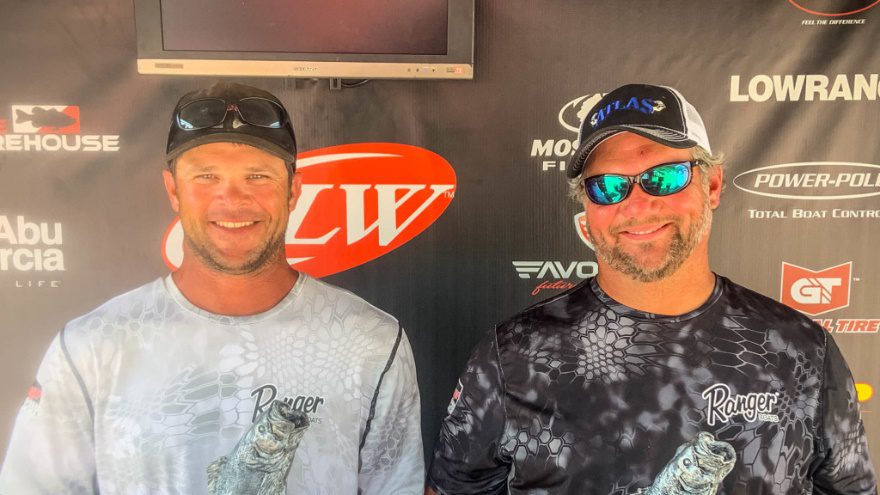 West Frankfort’s Shoraga and Wisconsin’s Brueggen Tie for Win at Phoenix Bass Fishing League on Rend Lake