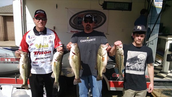 Michael Webser and Guy Eaker Win Carolinas Bass Challenge NC Division Qualifier #2 – Lake Wylie