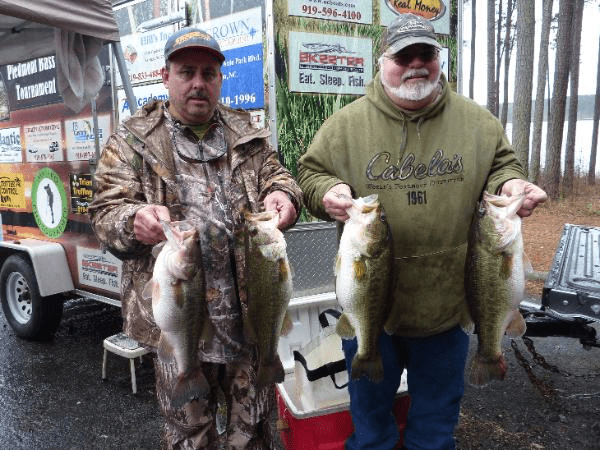 Mark Willis & Mike Eggers  win Cashion Fishing Rods Spring T.T. Qualifier #3 March 24,2108 Falls Lake