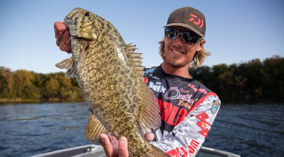 Target Wing Dams with Shadow Rap® Deeps and Arashi® Vibes for Fall River Smallies