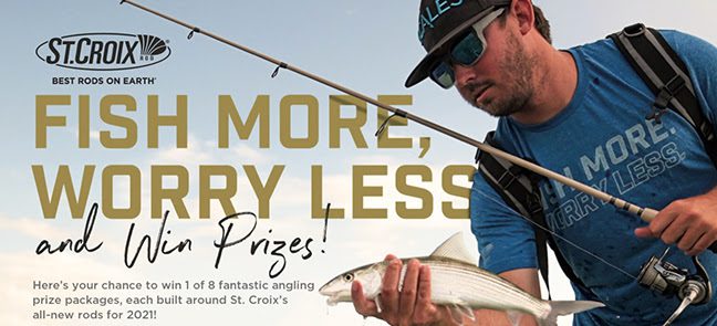 St. Croix Rods Fish More, Worry Less Giveaway 