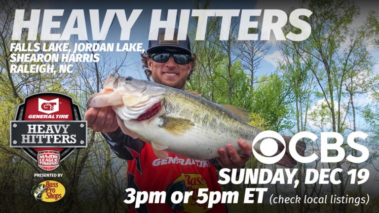 Major League Fishing General Tire Heavy Hitters Event Presented by Bass Pro Shops to Air Sunday on CBS and Stream Live on Paramount+