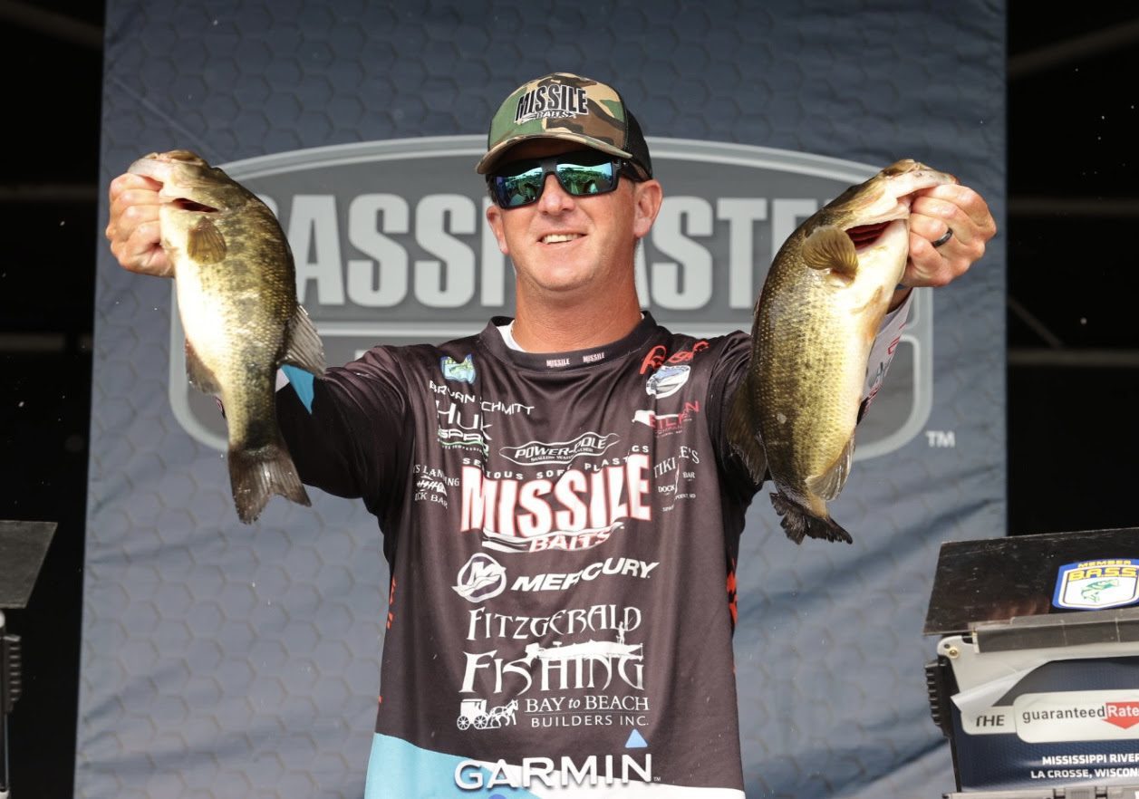 Schmitt’s Adjustment Yields Day 1 Lead At Bassmaster Elite Series Event On Mississippi River