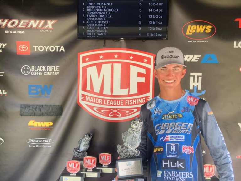 17-Year-Old Trey McKinney Claims Second Straight Illini Division Victory at Phoenix Bass Fishing League Event on Rend Lake
