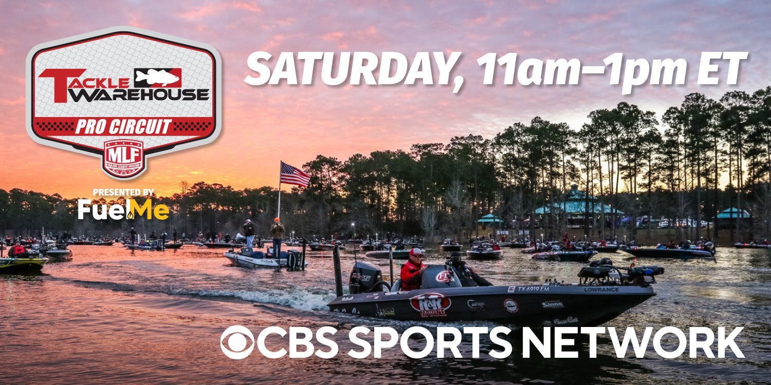 Major League Fishing’s Tackle Warehouse Pro Circuit to Premiere Saturday on CBS Sports Network