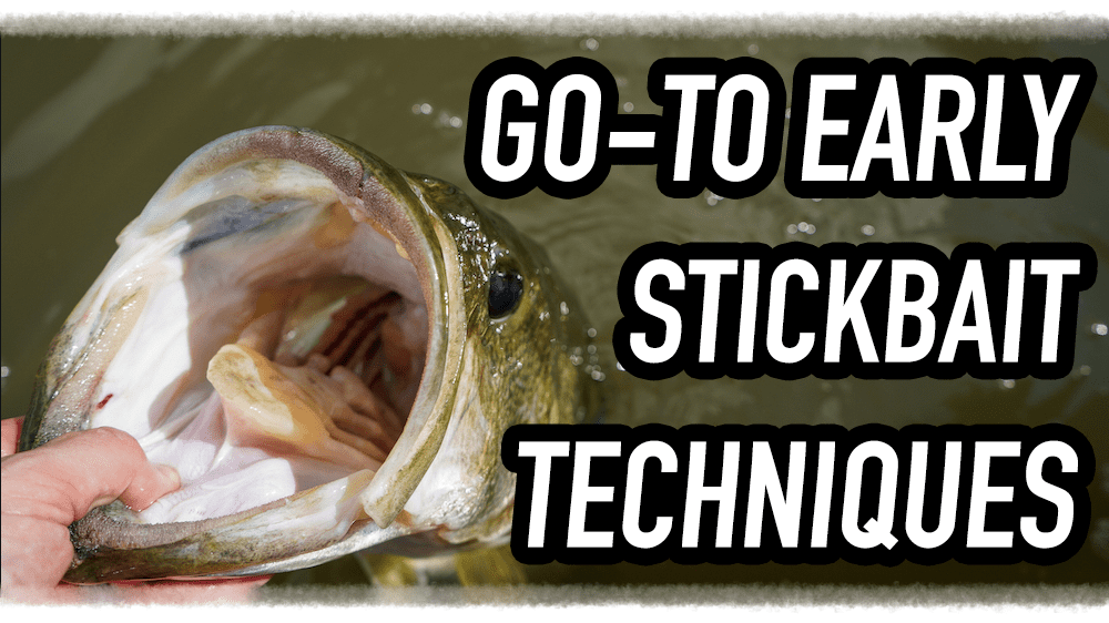EARLY SPRING STICK BAIT TECHNIQUES! By Fresh Baitz