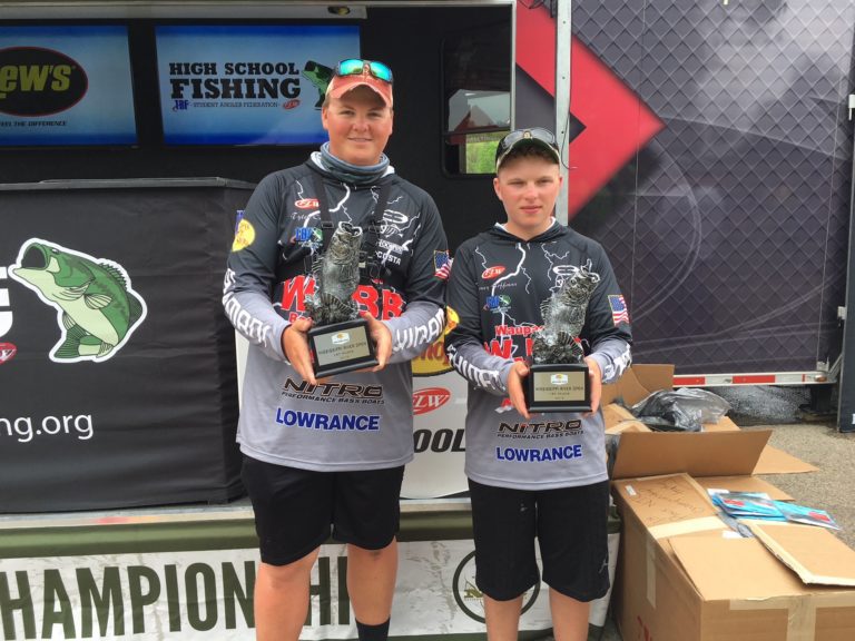 WAUPACA JUNIOR BASS BUSTERS WIN BASS PRO SHOPS FLW HIGH SCHOOL FISHING MISSISSIPPI RIVER OPEN IN WISCONSIN