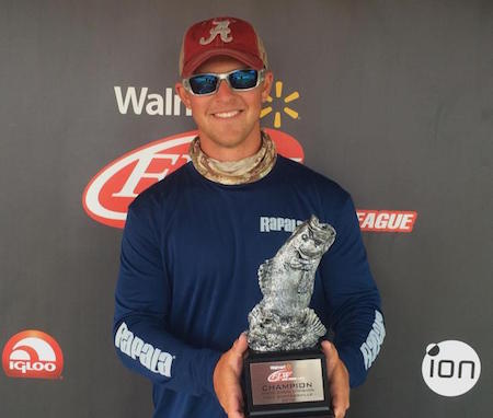 SALZMAN WINS WALMART BASS FISHING LEAGUE CHOO CHOO DIVISION EVENT ON LAKE GUNTERSVILLE