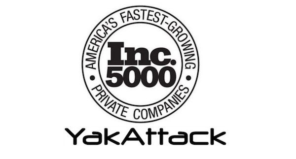 YakAttack LLC on the 2016 Inc. 5000 with Growth of 284%