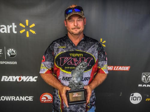 KNIGHT WINS WALMART BASS FISHING LEAGUE VOLUNTEER DIVISION EVENT ON SOUTH HOLSTON RESERVOIR