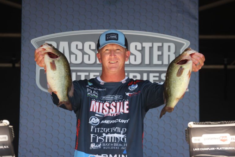 Schmitt Maintains Lead At Bassmaster Elite Event On Lake Champlain
