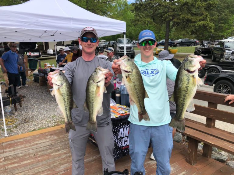 Chad & Elliot Pilson Win Anglers Choice Kerr lake with 18.61 lbs