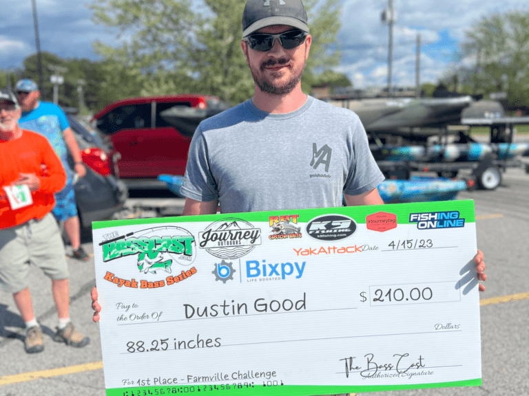 Dustin Good Wins Bass Cast Kayak Bass Series Farmville Challenge