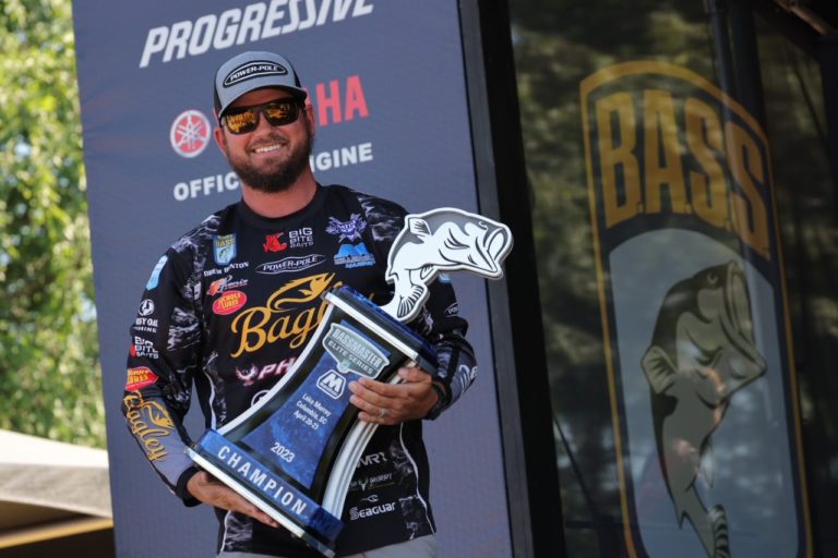 Benton battles back to win action-packed Bassmaster Elite Series event at Lake Murray