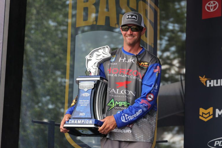 Palmer slams the door on Bassmaster Elite Series win at Santee Cooper Lakes