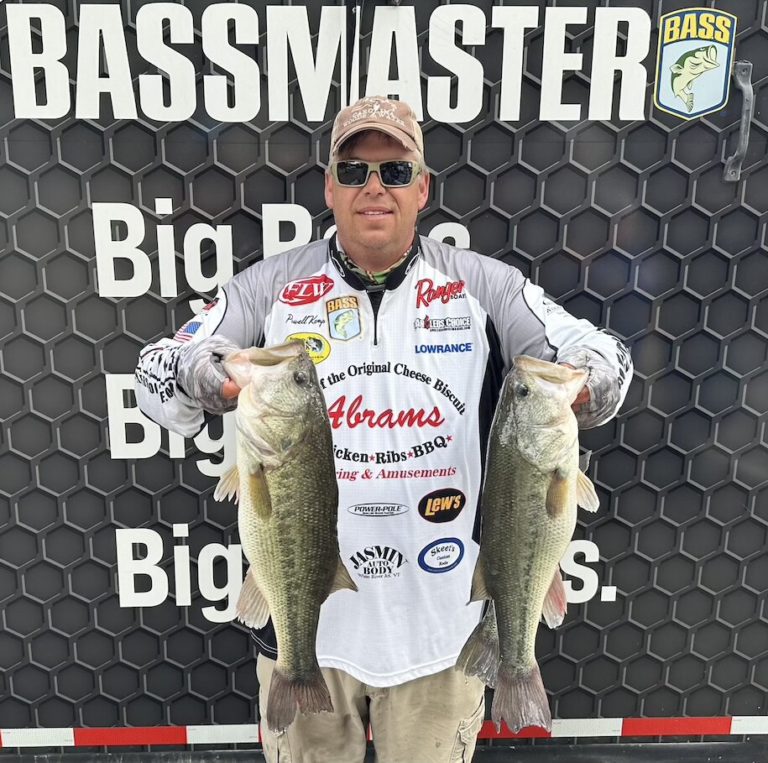 Powell Kemp & Co-Angler Alex Watts Lead Day 1 of the Bassmaster Open on Buggs Island