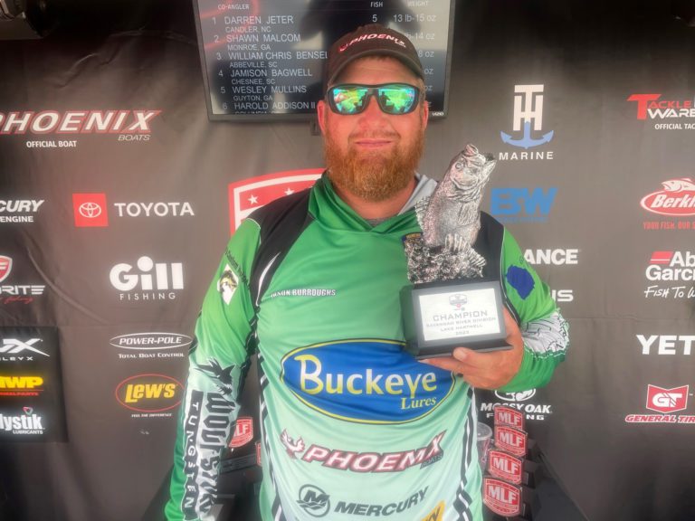 Hodge’s Burroughs Wins Phoenix Bass Fishing League at Lake Hartwell