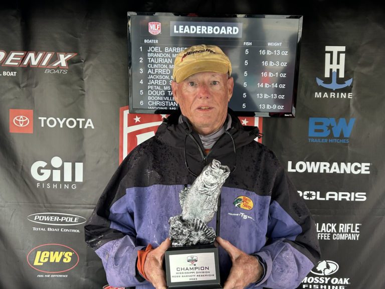 Brandon’s Barber Bests Field at Phoenix Bass Fishing League Event at Ross Barnett Reservoir 