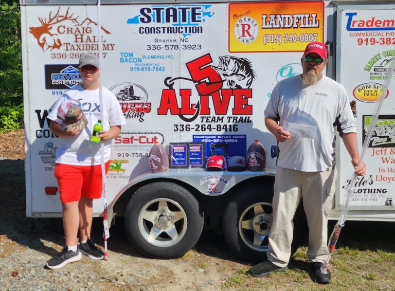 Oliver & Larabee Win 5 Alive Team Trail/ Caswell Glass Heritage Trail Qualifier #4 Jordan Lake 5/6/2023