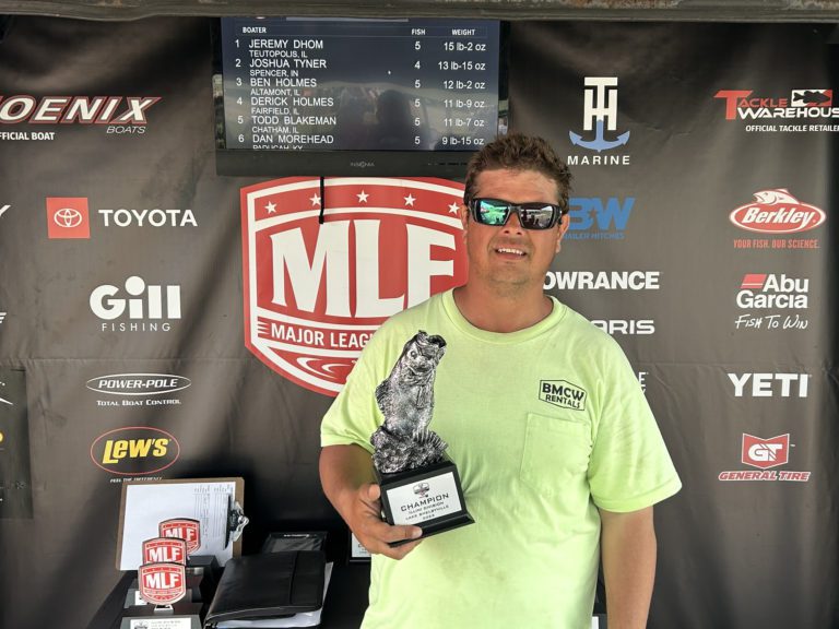Teutopolis’ Dhom Catches Late Kicker for Victory at Phoenix Bass Fishing League Event at Lake Shelbyville