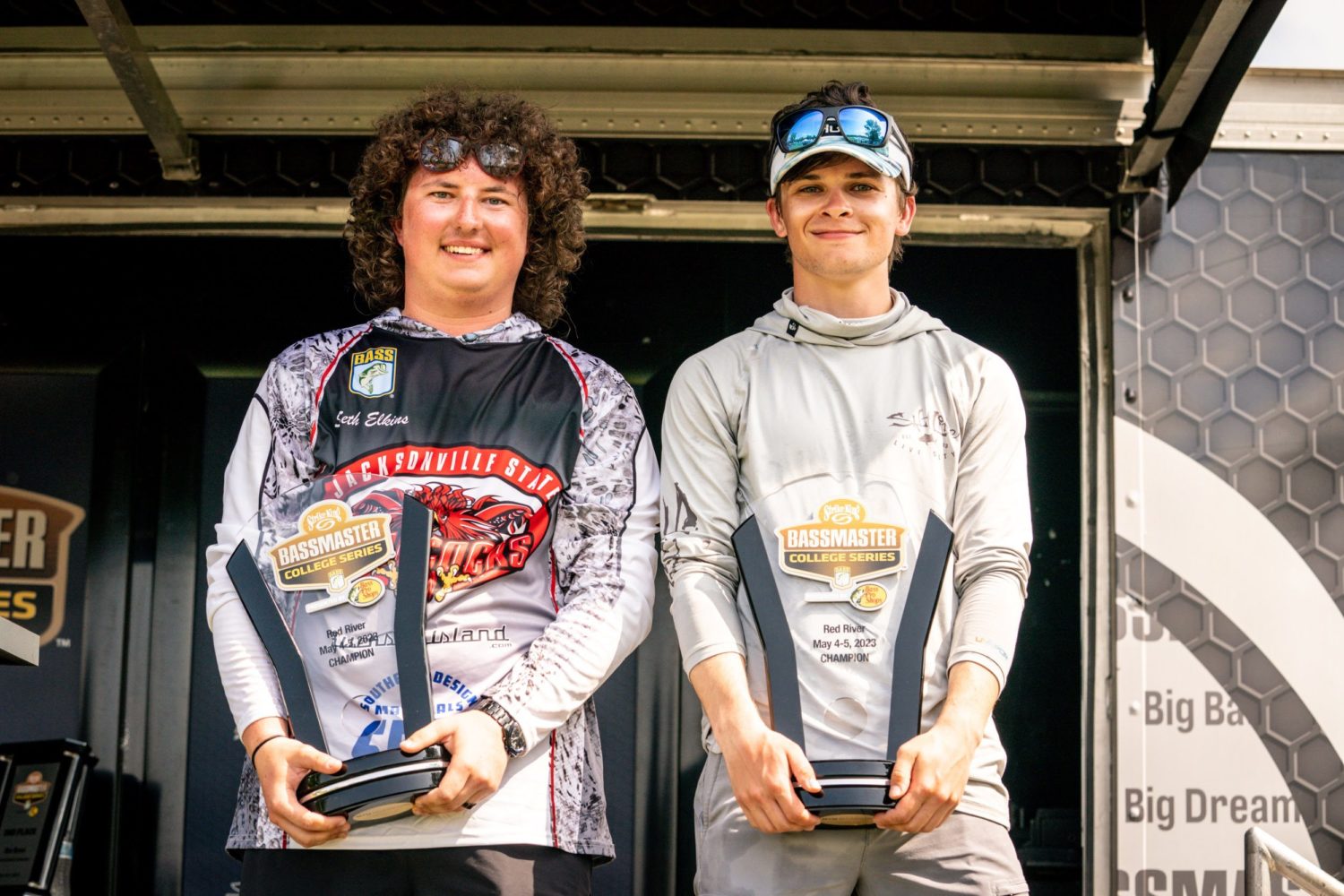 Jacksonville State's Elkins and Hansard win Bassmaster College Series event  on Louisiana's Red River