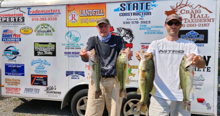 Jeff & Clay Ross Win 5 Alive Team Trail/Caswell Glass Heritage Trail Qualifier #6 Kerr Lake – 6/3/2023