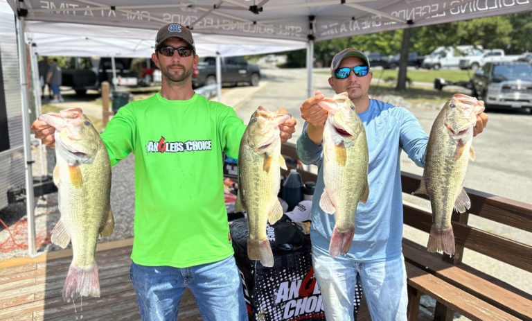 Clay Samples & Ryan Atkins Win Anglers Choice Kerr Lake with 20.64 lbs