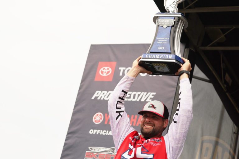 Mosley breaks bridesmaid streak with Bassmaster Elite Series win at Sabine River