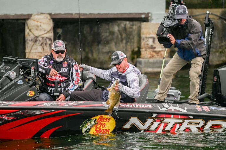 KVD Hammers 28-Pound Limit of Smallmouth to Take Early Lead at Favorite Fishing Stage Five on Cayuga Lake