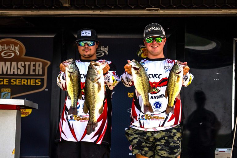Catawba Valley’s Hammond and Mackey ride kicker largemouth to Bassmaster College Wild Card lead at Lay Lake