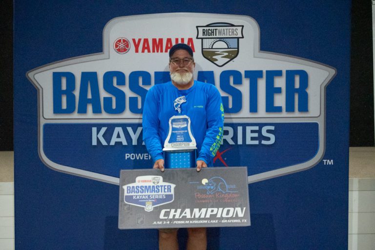 Cates tames Possum Kingdom for a second-straight day to win Bassmaster Kayak Series event