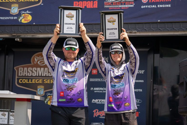 University of Montevallo’s Pennington and Oswalt take close win at Bassmaster College Wild Card at Lay Lake