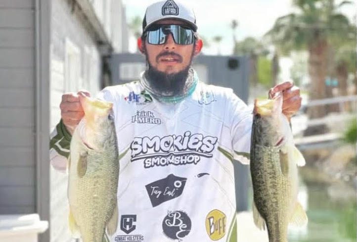 Erick Romero with is great catch