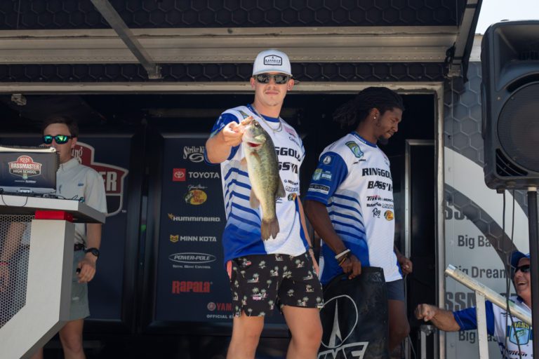Virginia’s Ferguson and Thomas take lead in scorching hot first round of Bassmaster High School Championship on Lake Hartwell