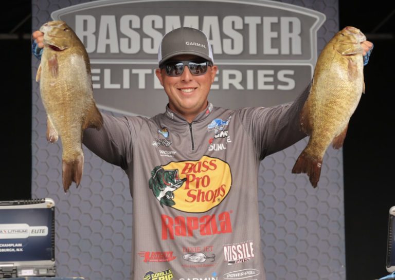 Huff takes early lead at Bassmaster Elite Series event on Lake Champlain