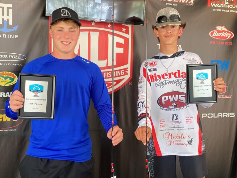 Louisiana’s Riverdale Academy Bassmasters Wins MLF High School Fishing Open Tournament on Sam Rayburn Reservoir