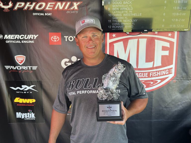 Palatka’s Stalvey Probes Home-Waters to Win at Two-Day Phoenix Bass Fishing League Super Tournament on the St. Johns River