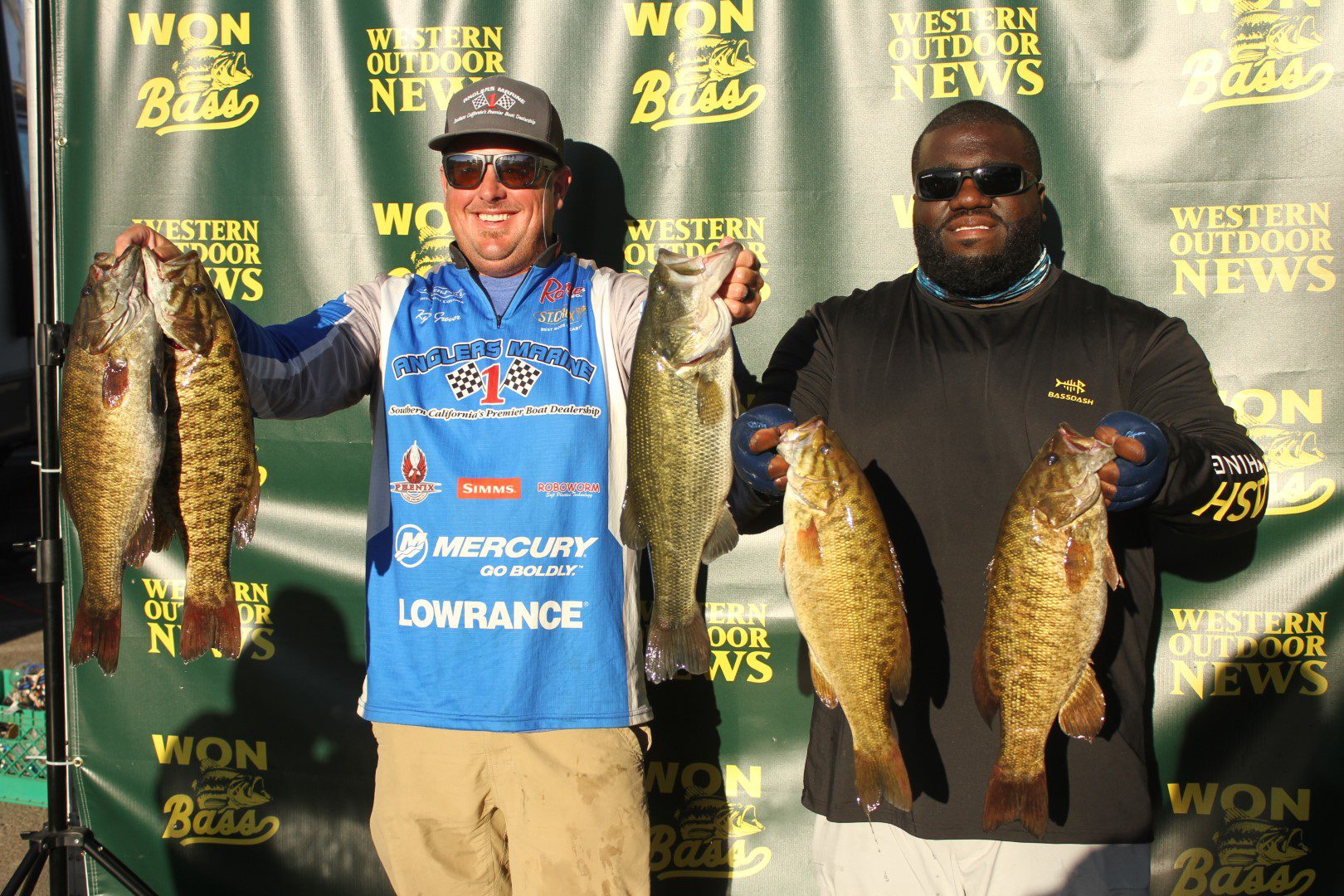 Kyle Grover Leads Day One of 2023 WON BASS U.S. Open Evan Barnes in