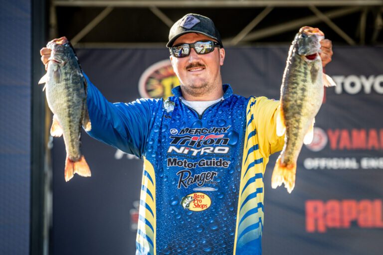 Big limit of spotted bass lifts Dube to lead at B.A.S.S. Nation Championship on Lake Hartwell