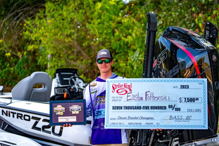 Fothergill outlasts Smith to win Bassmaster College Classic Bracket