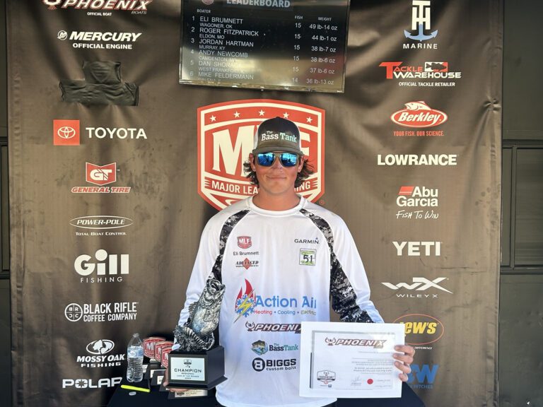 Oklahoma’s Brumnett Wins Phoenix Bass Fishing League Regional Tournament on Lake of the Ozarks