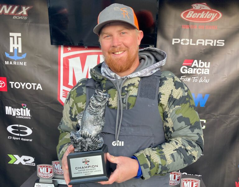 Strickland Edges Field by One Ounce to Win Phoenix Bass Fishing League Event at Harris Chain of Lakes